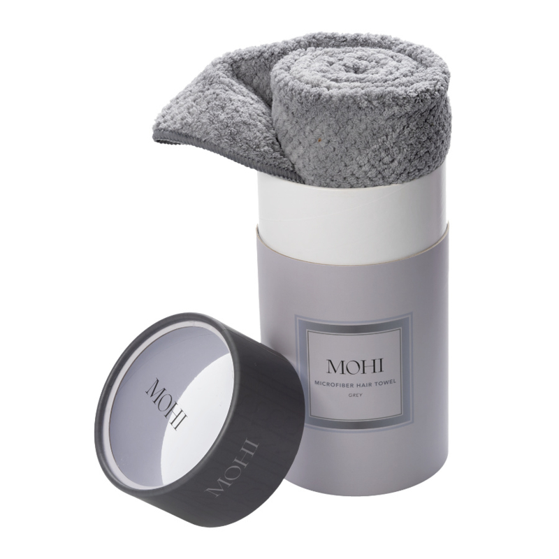 MOHI Microfiber Hair Towel Grey