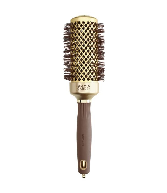 Olivia Garden Borstel Expert Blowout Shine Goud/Bruin 55mm